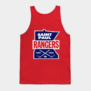 Retro St Paul Rangers Hockey Tank Top